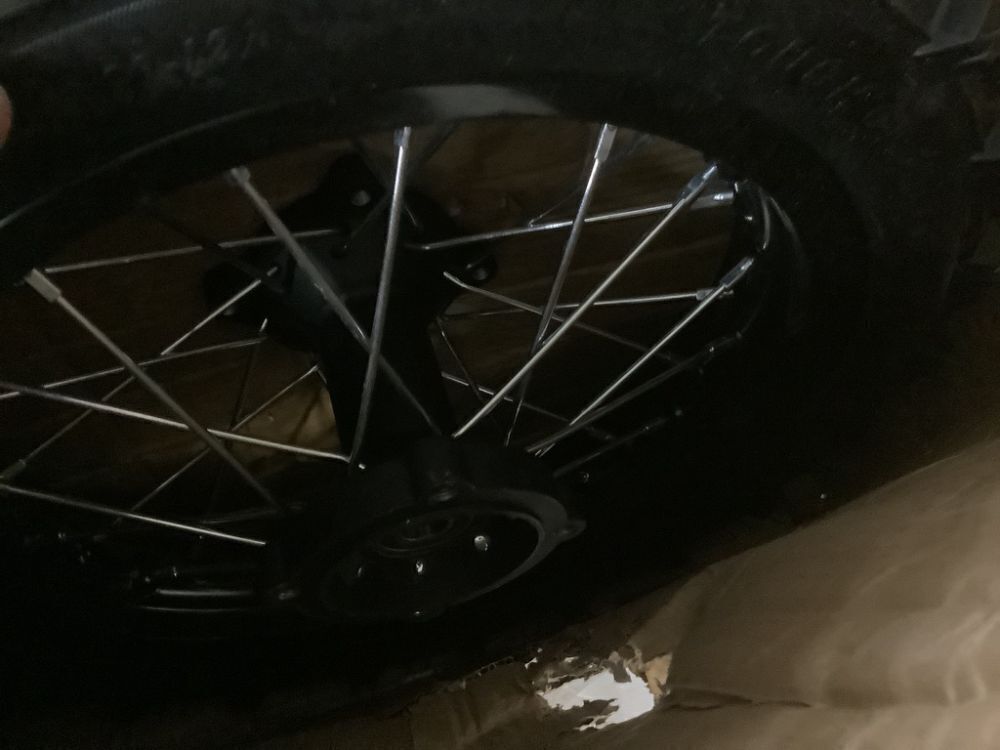 60/100-14 Front and 80/100-12 Rear Dirt Bike Wheels - Image 3 - Lot 122