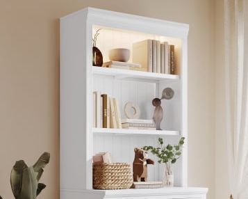 Bookshelf with LED Lightingn - Top Piece Only, Box 1 of 2 - Lot 421JF