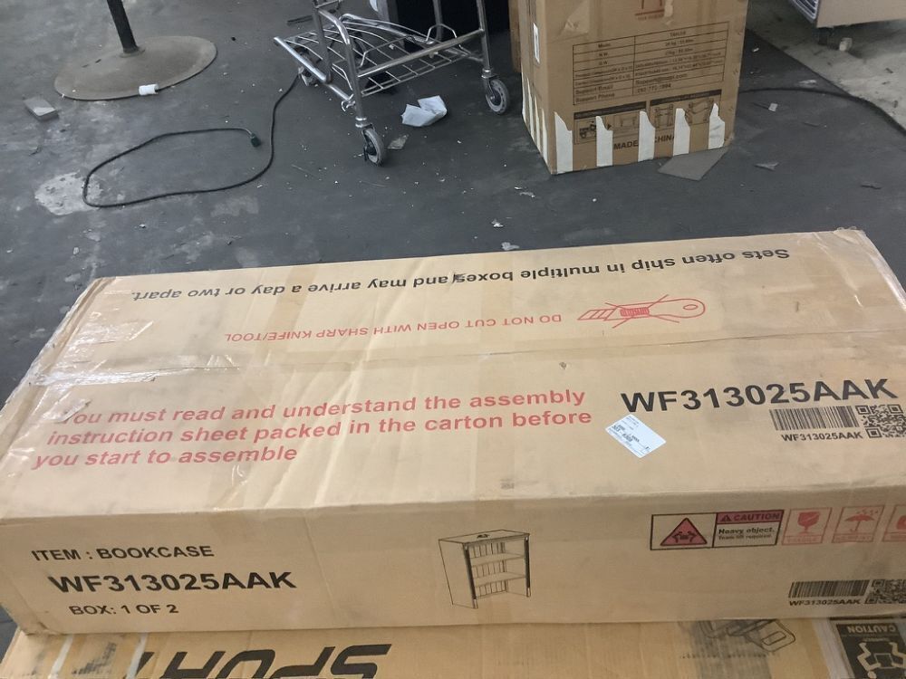 Bookshelf with LED Lightingn - Top Piece Only, Box 1 of 2 - Image 2 - Lot 421JF