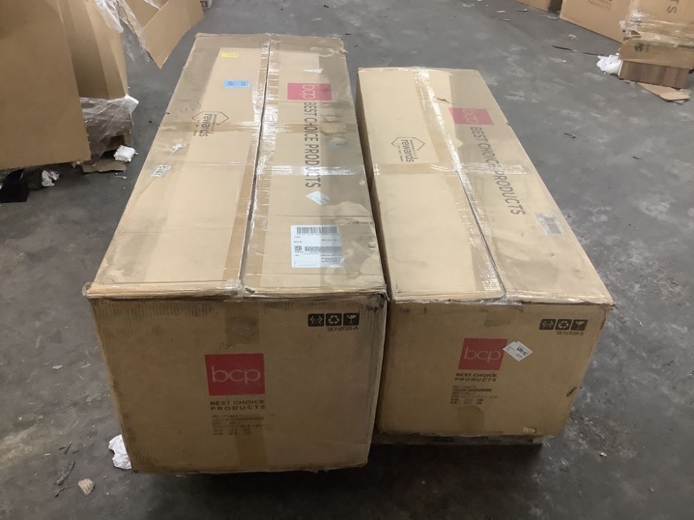 12' Pre-Lit Snow Flocked Artificial Pine Christmas Tree w/ Warm White Lights - Image 2 - Lot 13