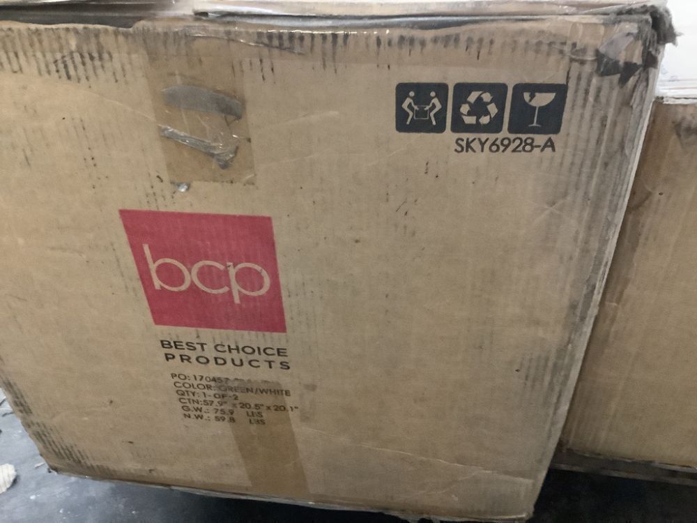 12' Pre-Lit Snow Flocked Artificial Pine Christmas Tree w/ Warm White Lights - Image 3 - Lot 13