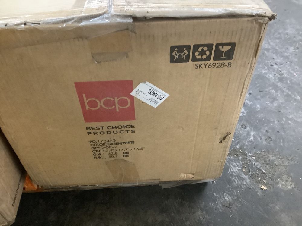 12' Pre-Lit Snow Flocked Artificial Pine Christmas Tree w/ Warm White Lights - Image 4 - Lot 13