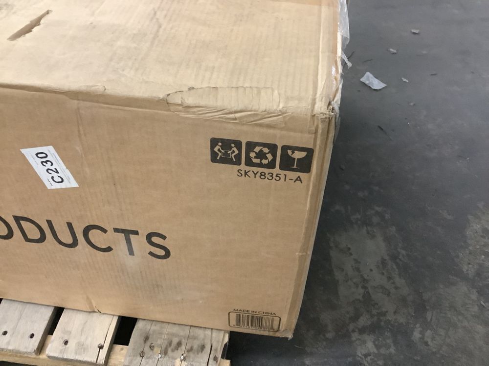 12' Pre-Lit Hinged Douglas Artificial Christmas Tree w/ Stand - Image 3 - Lot 17