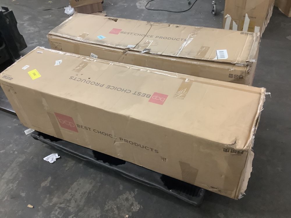 12' Pre-Lit Artificial Scotch Pine Christmas Tree w/ Metal Stand - Image 2 - Lot 19