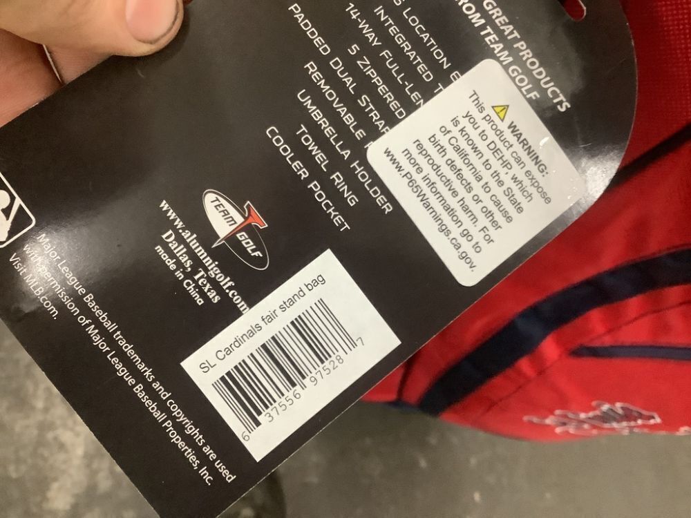 MLB St. Louis Cardinals Fairway Stand Golf Bag - Image 7 - Lot 66JF