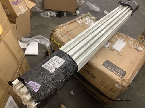 Vinyl Trim, 15 pc - Blemishes - Lot 419JF