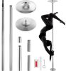 VEVOR 2-in-1 Spinning & Static Dancing Pole Kit, 45mm Heavy-Duty Stainless Steel, Height Adjustable - Thumbnail 1