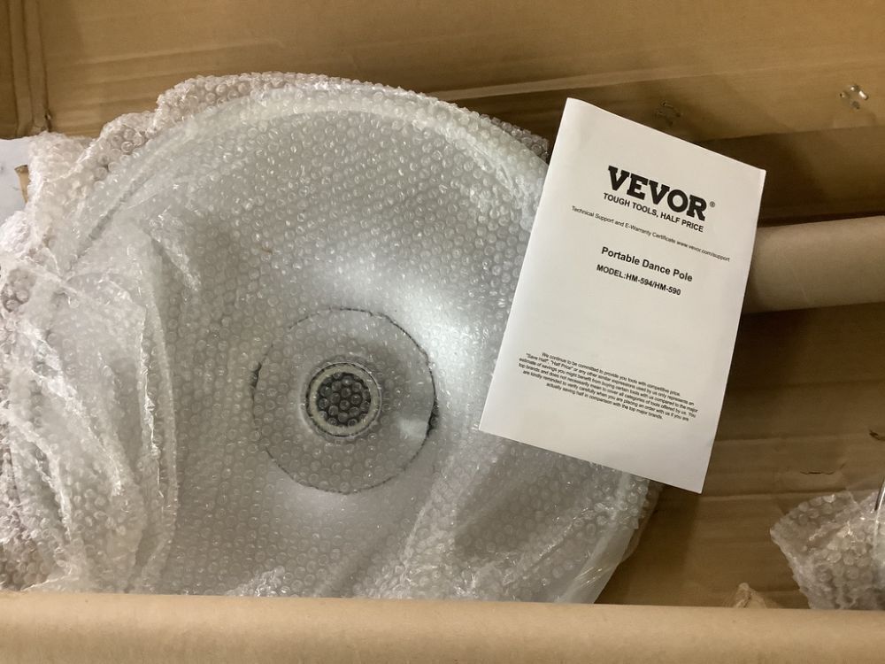 VEVOR 2-in-1 Spinning & Static Dancing Pole Kit, 45mm Heavy-Duty Stainless Steel, Height Adjustable - Image 3 - Lot 127