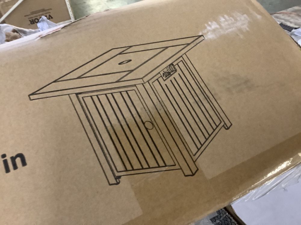 30" Gas Fire Pit Table - Damaged - Image 1 - Lot 417