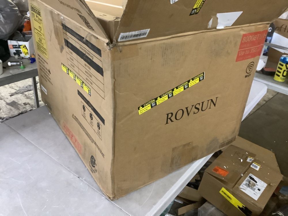 ROVSUN 8,000 BTU 115V Window Air Conditioner with Heat & Wifi/APP & Install Kit - Image 2 - Lot 64