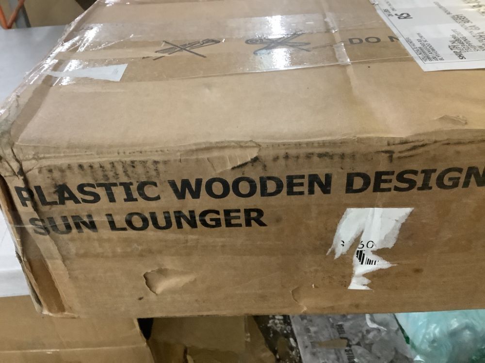 VINGLI Outdoor Chaise Lounge with 5-Level Adjustable Backrest - Image 5 - Lot 216