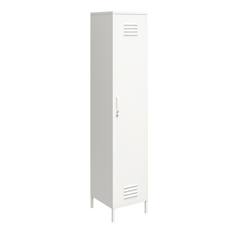 White Metal Single Door Storage Locker - Image 1 - Lot 218