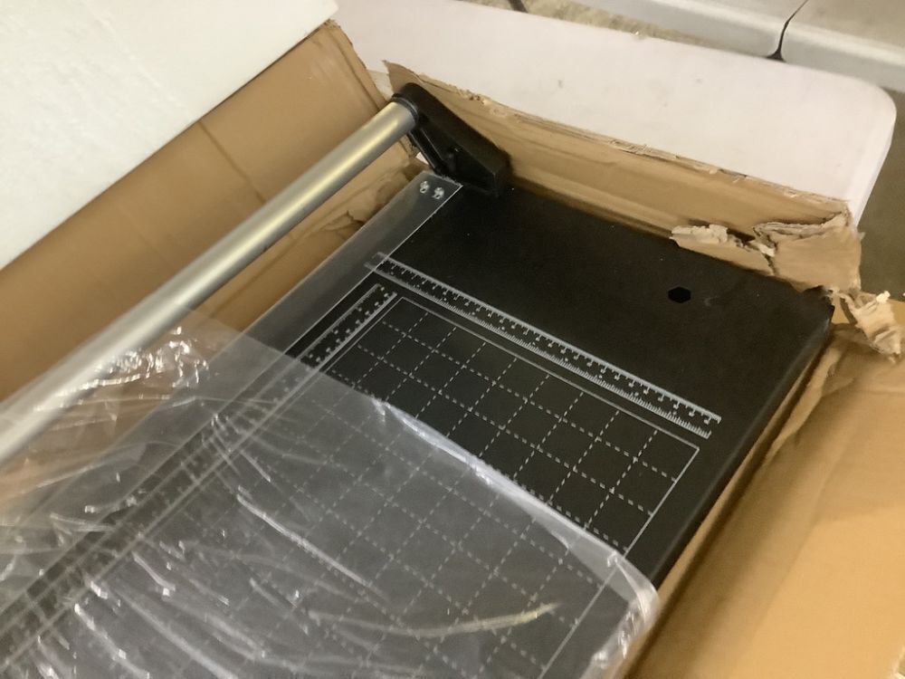 Rotary Paper Trimmer with Self-Sharpening Blade, 36" - Image 5 - Lot 221