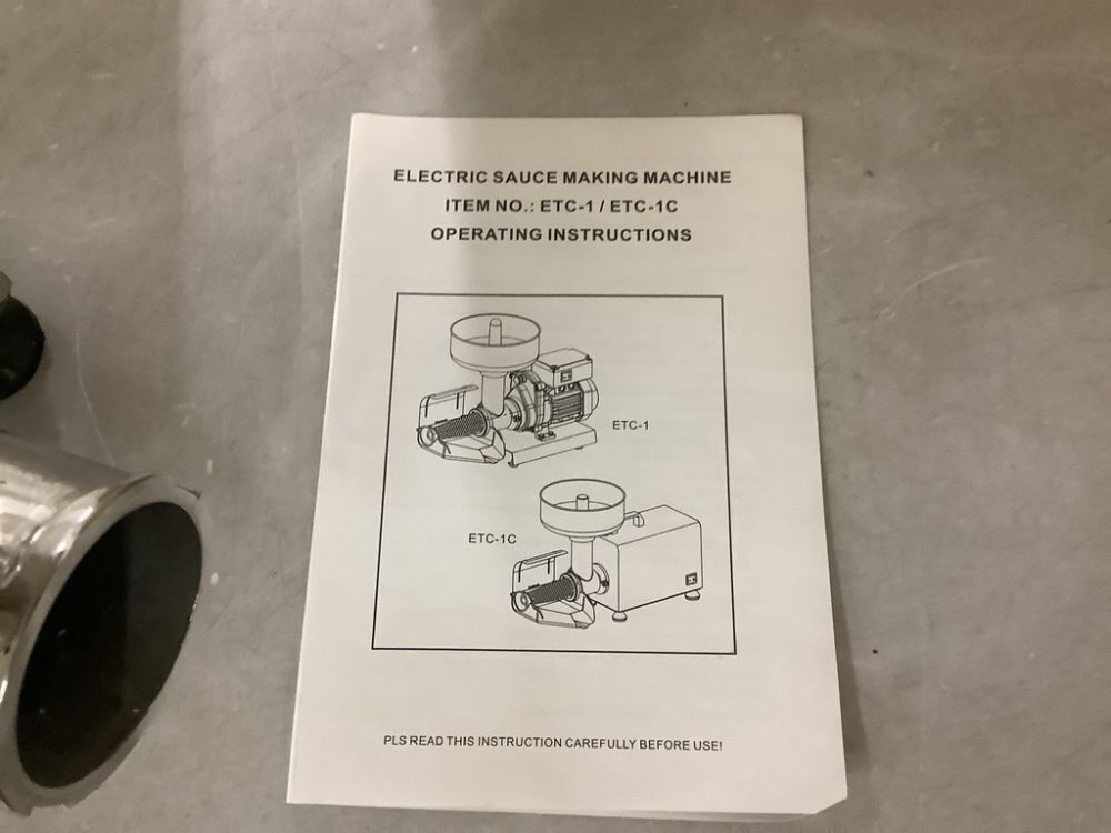 Electric food Strainer & Sauce Maker, 110v - Image 3 - Lot 326
