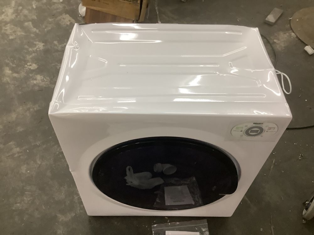 ROVSUN 2.6 Cu.Ft. 1,400W 110V Tumble Clothes Dryer with LCD Control Panel - Dented Top, Rubs When Turning - Image 2 - Lot 330