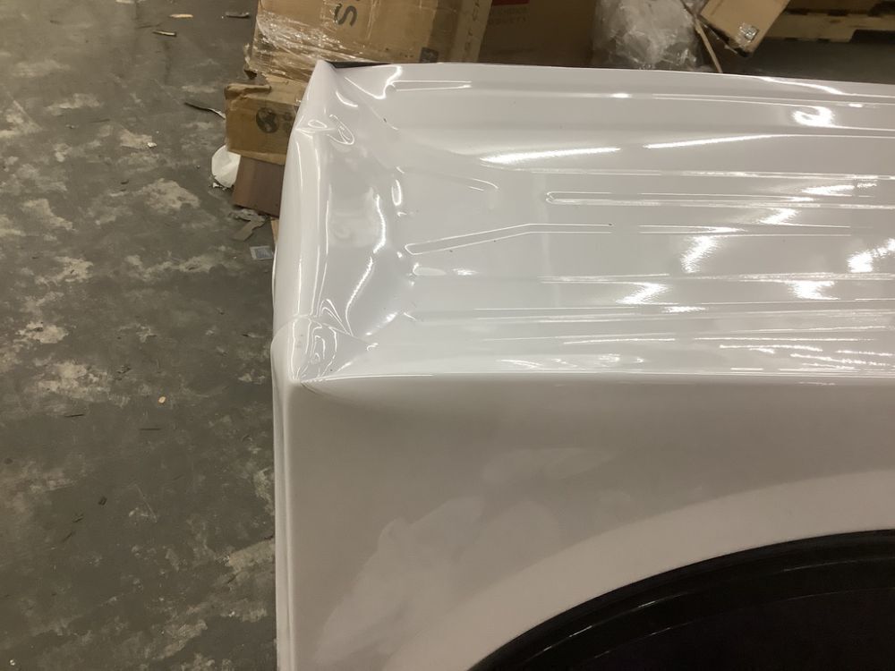 ROVSUN 2.6 Cu.Ft. 1,400W 110V Tumble Clothes Dryer with LCD Control Panel - Dented Top, Rubs When Turning - Image 3 - Lot 330