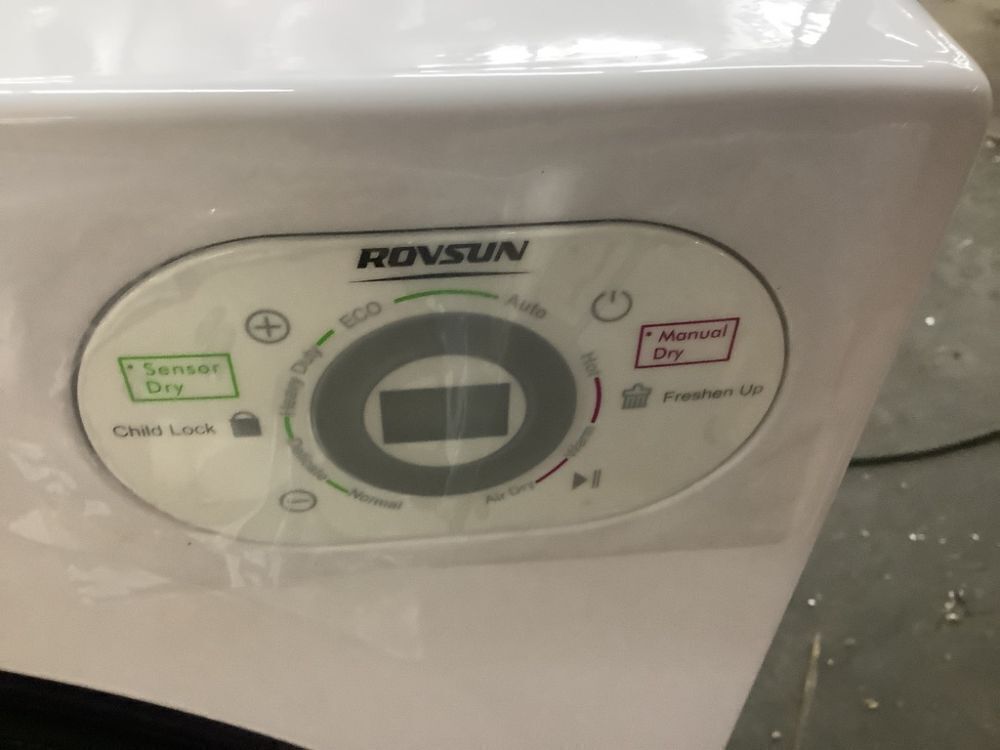 ROVSUN 2.6 Cu.Ft. 1,400W 110V Tumble Clothes Dryer with LCD Control Panel - Dented Top, Rubs When Turning - Image 5 - Lot 330
