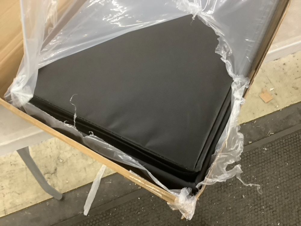 ENGPOW Fireproof Folding Storage Ottoman with Lock, 43" - Image 3 - Lot 372