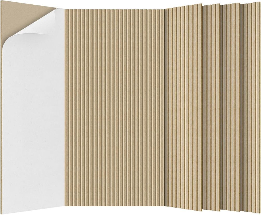 Self-Adhesive Acoustical Wall Panels, 47.2" x 23.6" x 0.4", 5 Pack - Image 1 - Lot 678