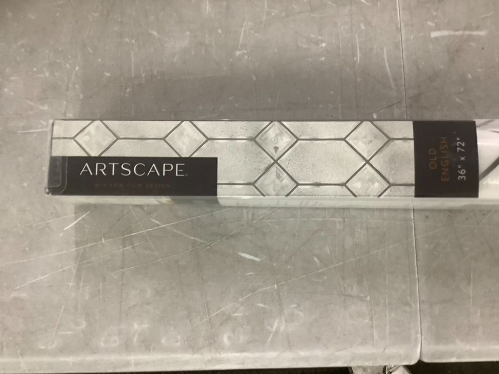 Artscape Old English 36 x 72 Inch Window Film - Image 4 - Lot 473
