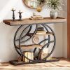 Huuger Accent Table with Shelves - Thumbnail 1