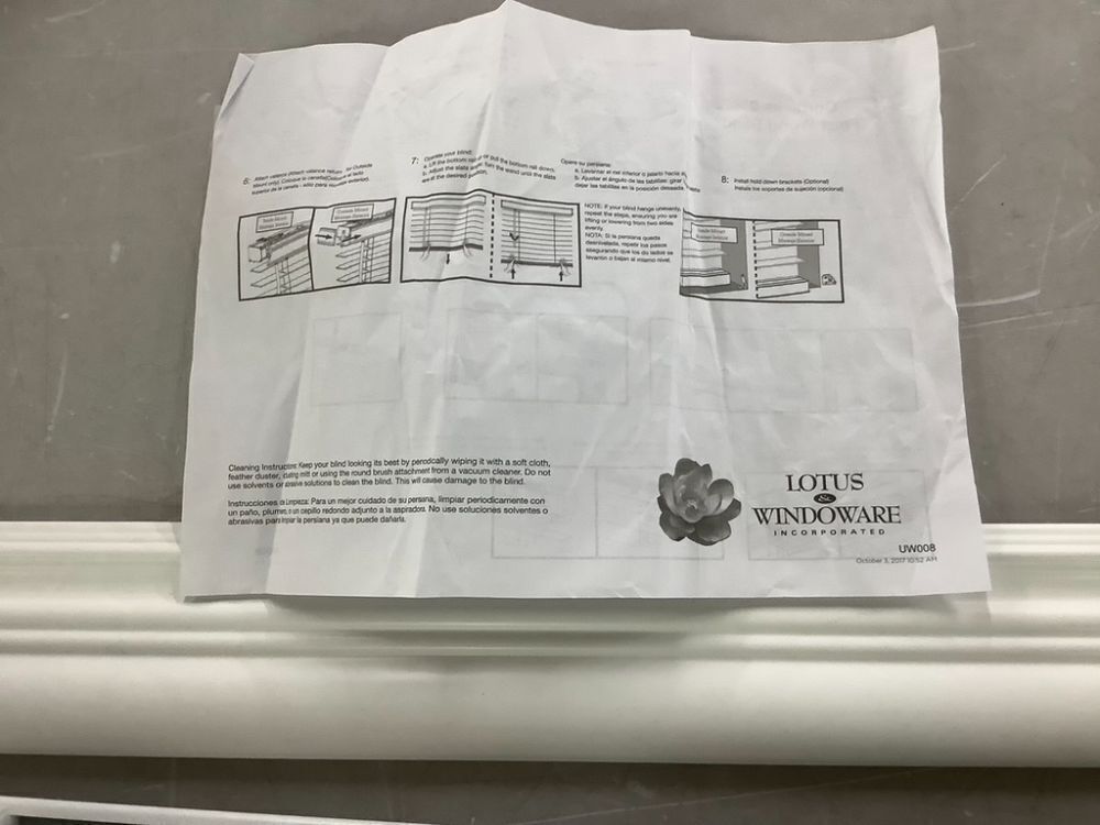 Lotus & Windoware Cordless Blinds, 30" x 60" - Image 4 - Lot 780