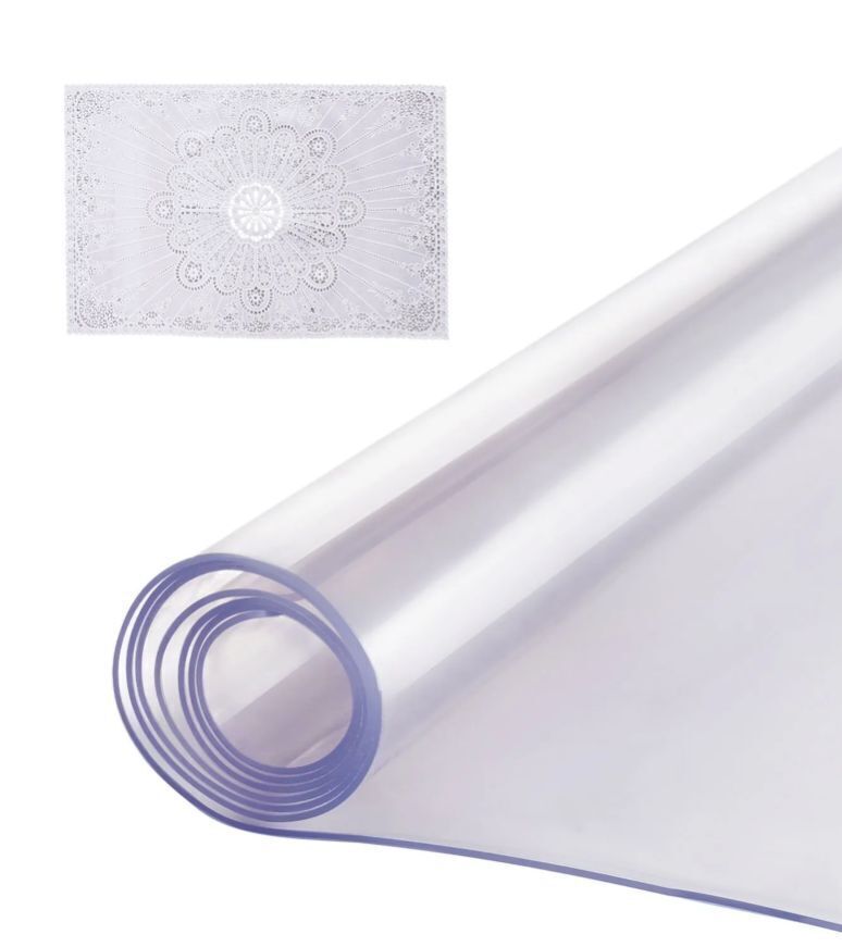 VEVOR Plastic Table Cover, 40 x 80 Inch 2.0 mm Thick - Image 1 - Lot 475