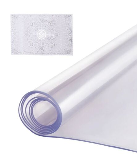 VEVOR Plastic Table Cover, 40 x 80 Inch 2.0 mm Thick - Lot 475