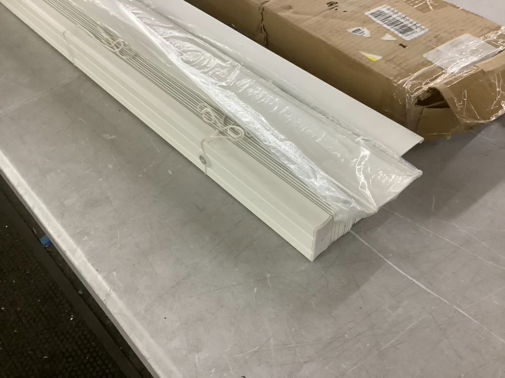 LOTUS & WINDOWARE Cordless Faux Wood Blinds, 35" Wide x 60" Long - Image 3 - Lot 677