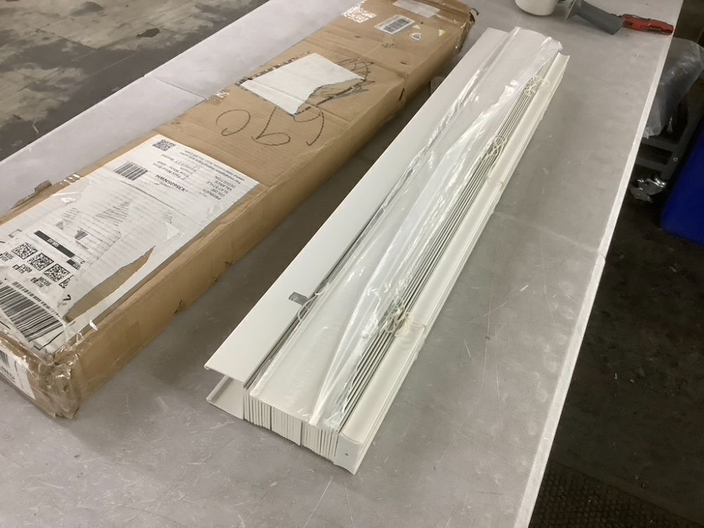 LOTUS & WINDOWARE Cordless Faux Wood Blinds, 35" Wide x 60" Long - Image 5 - Lot 677