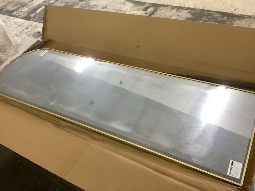 Gold Arched Full Length Mirror, 18" x 58" - Image 3 - Lot 172