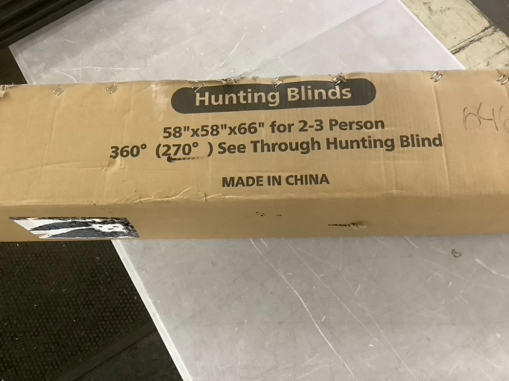 See Through Hunting Blind, 58" x 58" x 66", 2-3 Person - Image 2 - Lot 378
