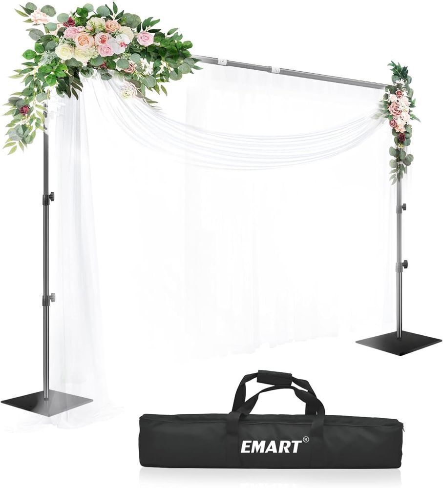 EMART Heavy Duty Backdrop Stand, 8.5ft x 10ft - Image 1 - Lot 578