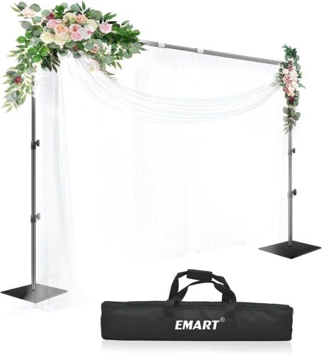 EMART Heavy Duty Backdrop Stand, 8.5ft x 10ft - Lot 578