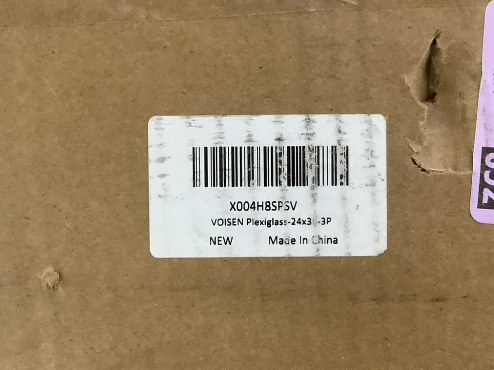 24" x 36" Plexiglass Sheets, 3 Pack - Image 4 - Lot 778