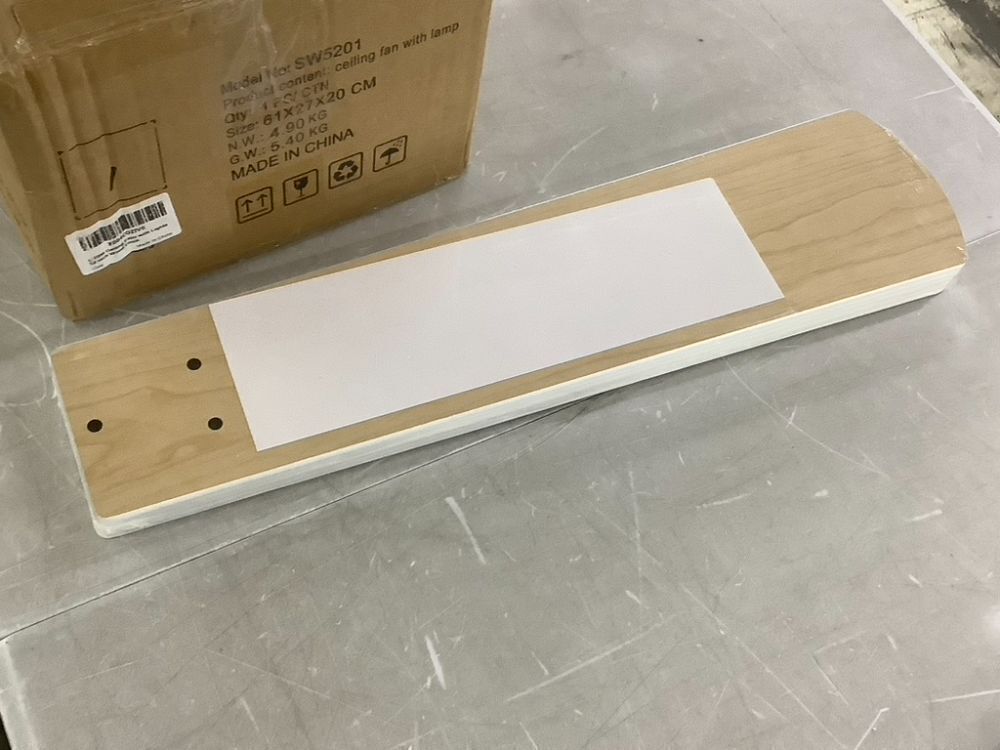 52" Ceiling Fan with Light - Image 6 - Lot 376