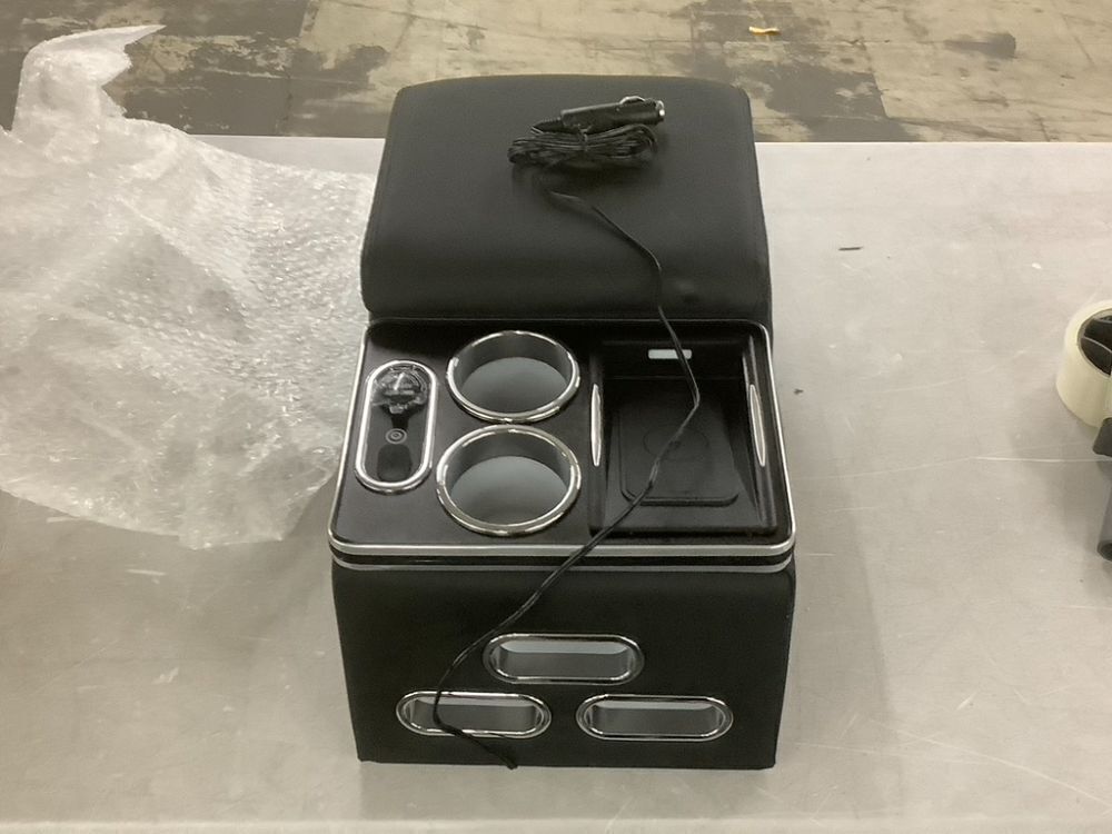 Universal Center Console Armrest Organizer with Wireless Charging - Image 2 - Lot 571