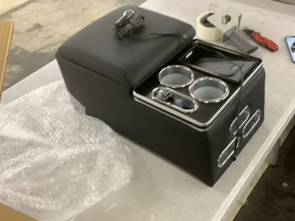 Universal Center Console Armrest Organizer with Wireless Charging - Image 5 - Lot 571