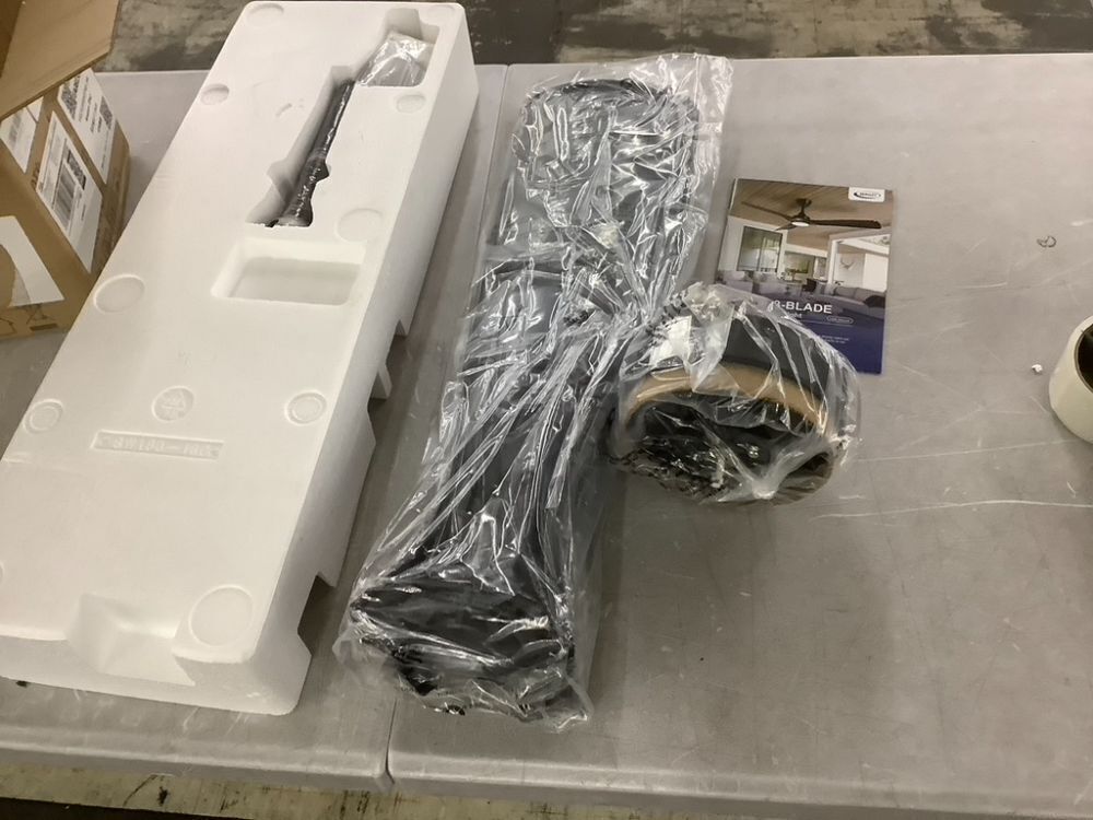 Depuley 52-Inch Ceiling Fan with Light, Black 3 Blade, Remote APP Control - Image 5 - Lot 178