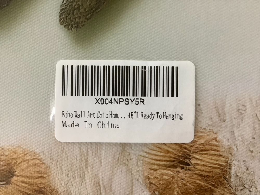 Boho Wall Art 24" x 48" - Image 7 - Lot 181