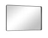 Black Metal Framed Wall Mirror 48" x 30" - Thumbnail 1