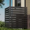 Metal Privacy Fence Panels, 42" x 38", 2 Panels - Thumbnail 1