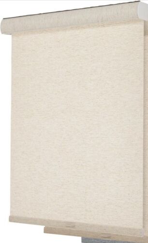 Persilux Light Filtering Roller Shades, Cream, 34" x 72" - Lot 490