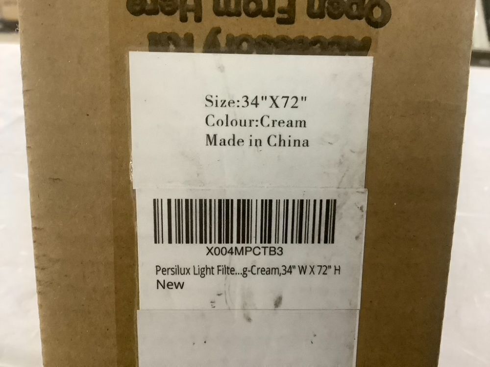 Persilux Light Filtering Roller Shades, Cream, 34" x 72" - Image 6 - Lot 490