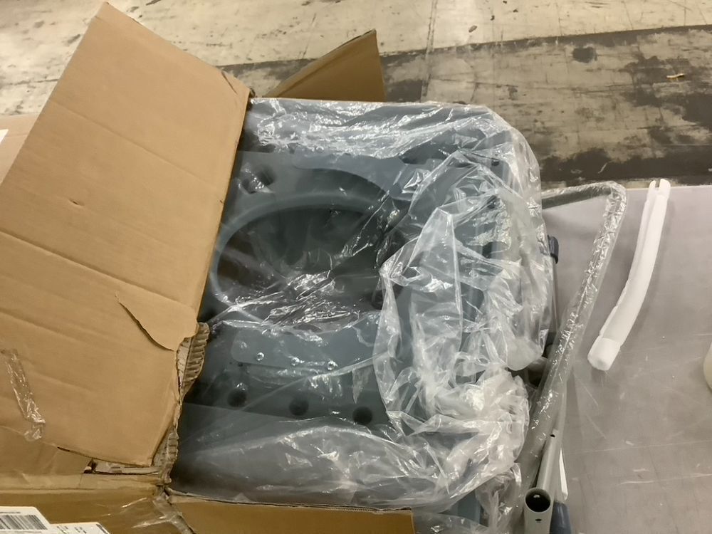 DMI Drop Arm Portable Toilet Commode, Extra-Wide Seat, 500 Pound Weight Capacity - Image 5 - Lot 383