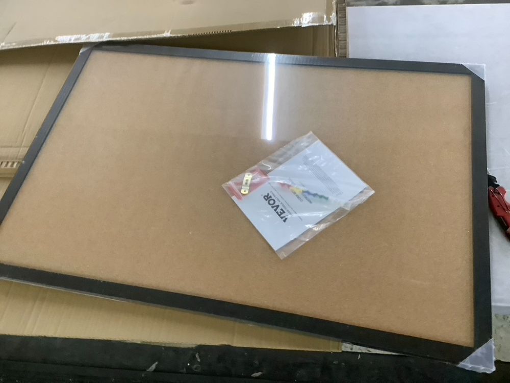 VEVOR Cork Board, 36" x 24" - Image 3 - Lot 484