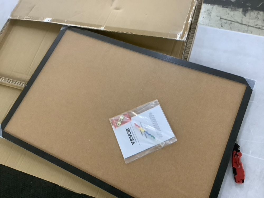 VEVOR Cork Board, 36" x 24" - Image 5 - Lot 484