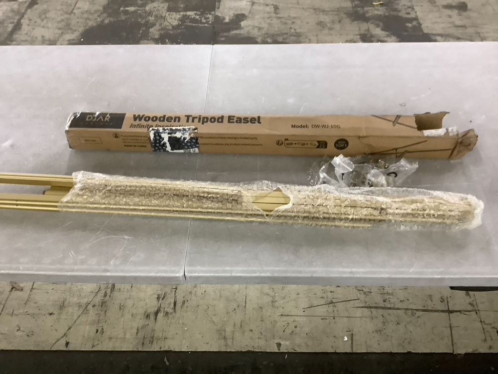 DJAR 63" Wooden Easel Stand for Sign, Gold - Image 2 - Lot 585