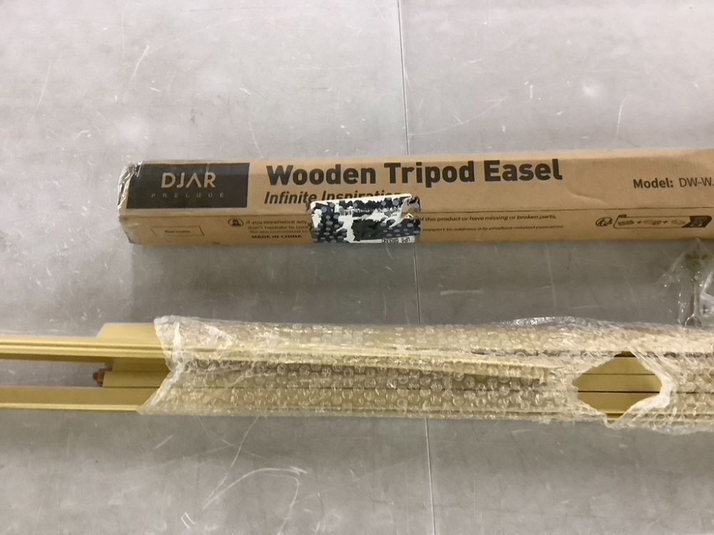 DJAR 63" Wooden Easel Stand for Sign, Gold - Image 3 - Lot 585