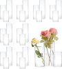Glass Pillar Candle Holders, 36 pc - Thumbnail 1